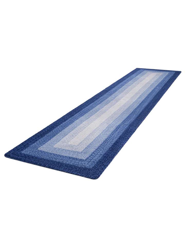 2' 7 x 12' Handmade Hand Braided Wool Runner Rug