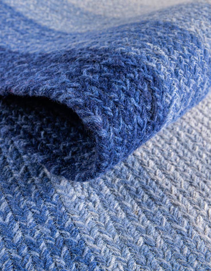 Detail image of 2' 7 x 12'  Hand Hand Braided Wool Runner Rug