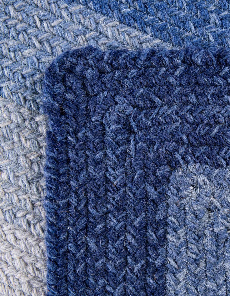 Detail image of 2' 7 x 12'  Hand Hand Braided Wool Runner Rug
