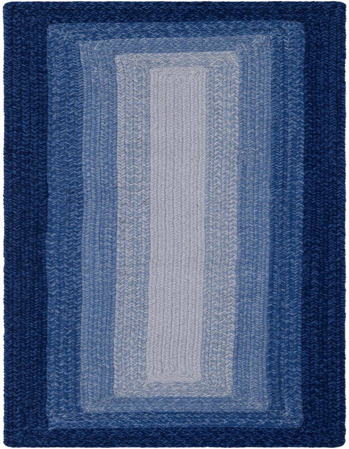 Detail image of 2' x 6' 1  Hand Hand Braided Wool Runner Rug