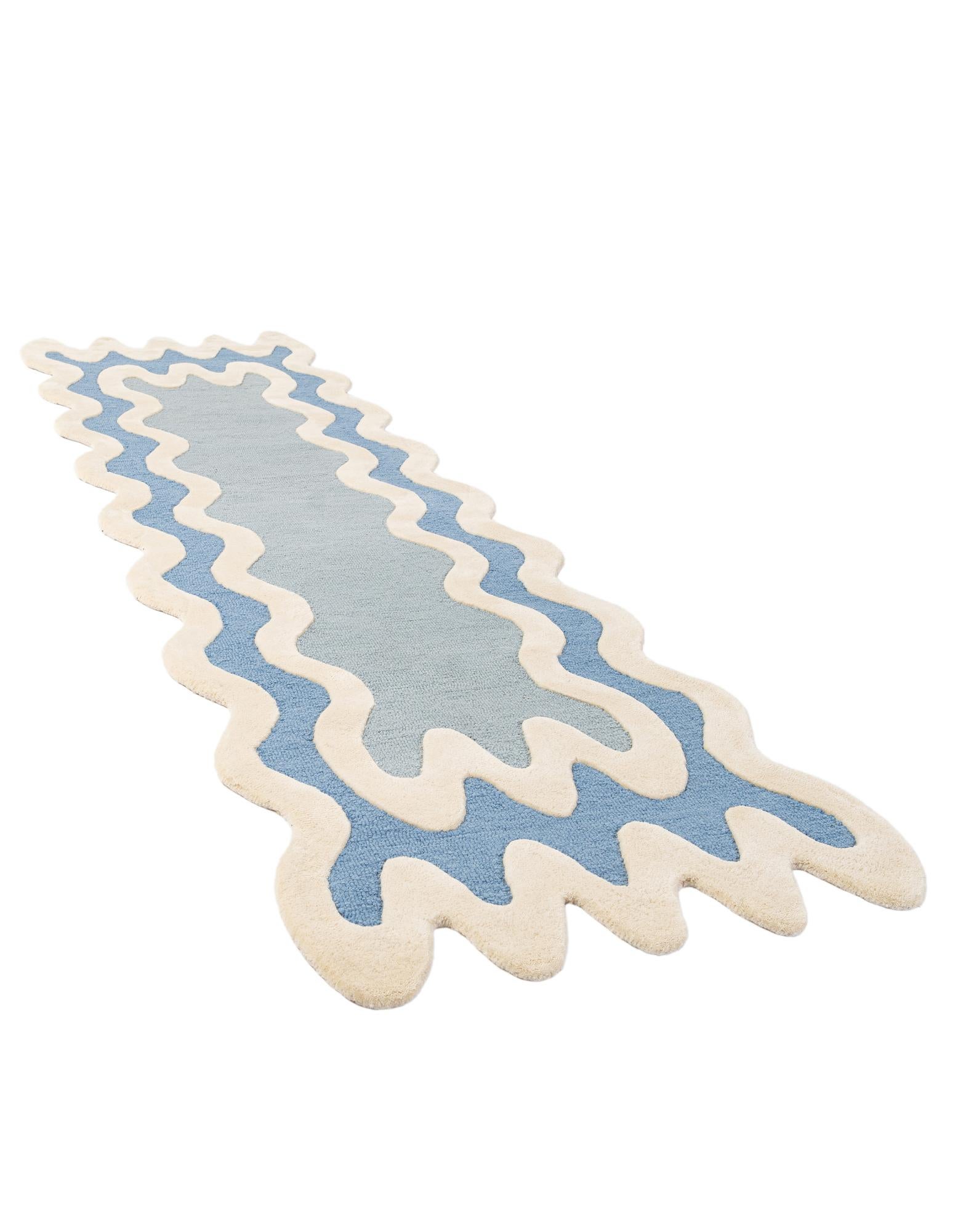2' 7 x 10' Happy Rugs Wiggles Wool Runner