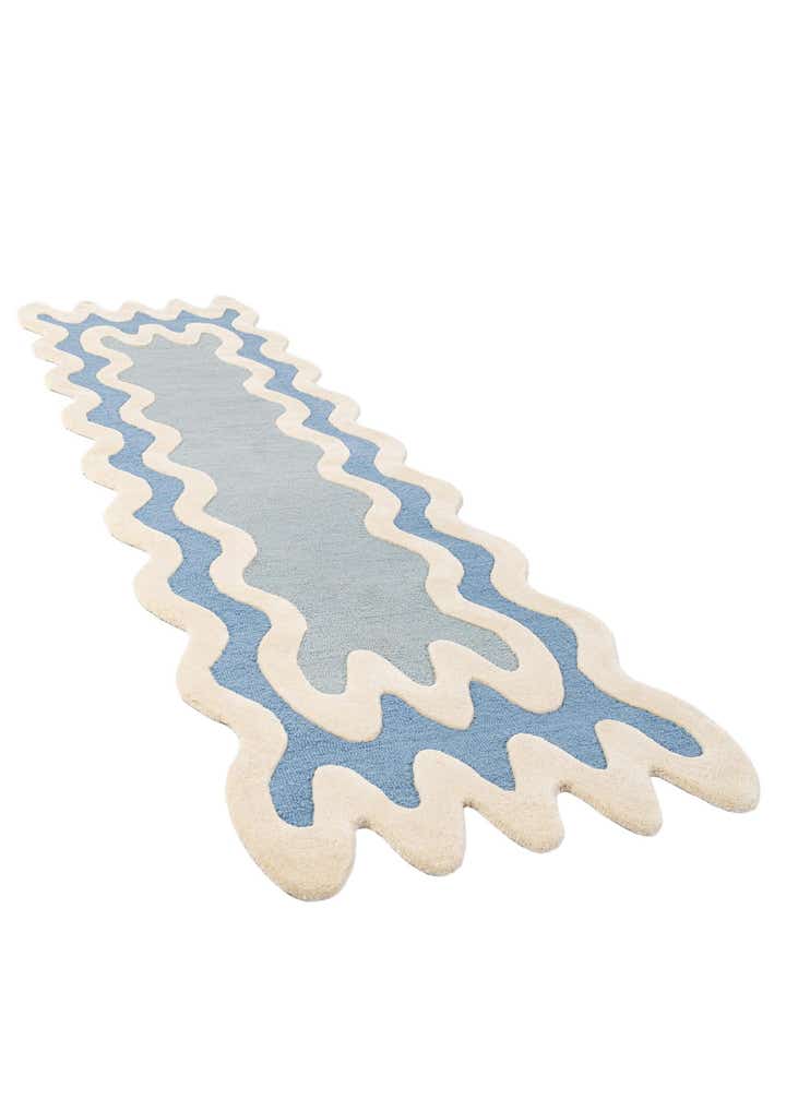 2' 7 x 10' Happy Rugs Wiggles Wool Runner