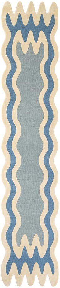 2' 7 x 13' 1 Happy Rugs Wiggles Wool...