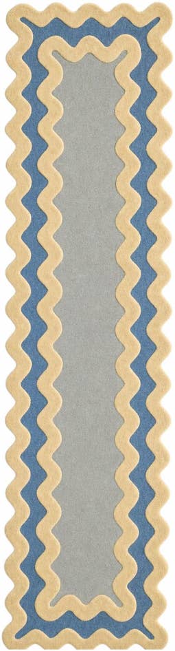 Detail image of 2' 7 x 10' Happy Rugs Wool Runner