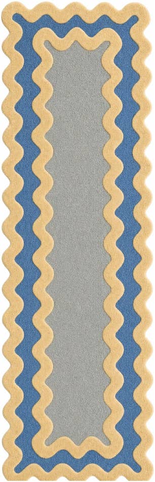 Detail image of 2' 7 x 8' Happy Rugs Wool Runner