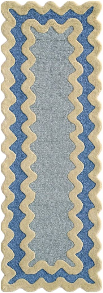 Detail image of 2' x 6' 1 Happy Rugs Wool Runner