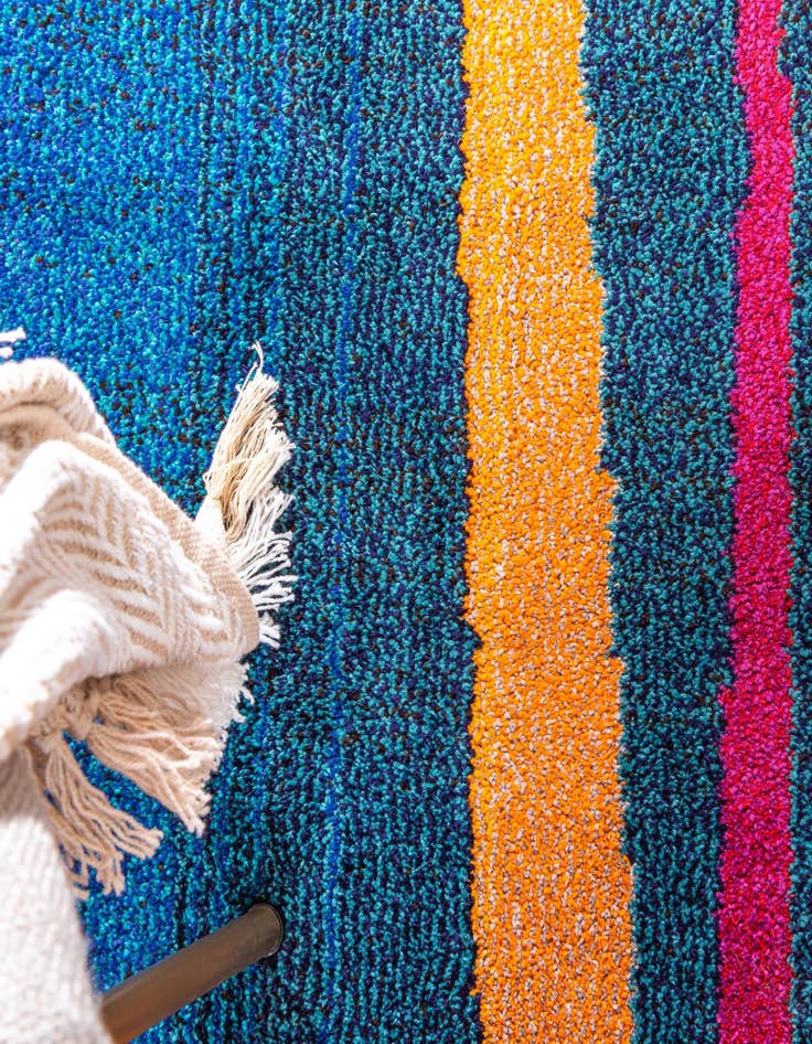 Detail image of 2' 7 x 10' Washable Hyacinth Runner Rug