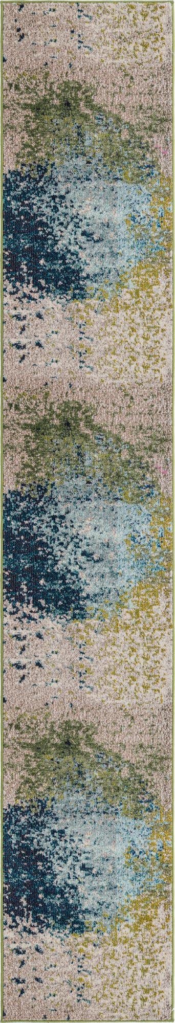 2' 7 x 12' Washable Hyacinth Runner Rug