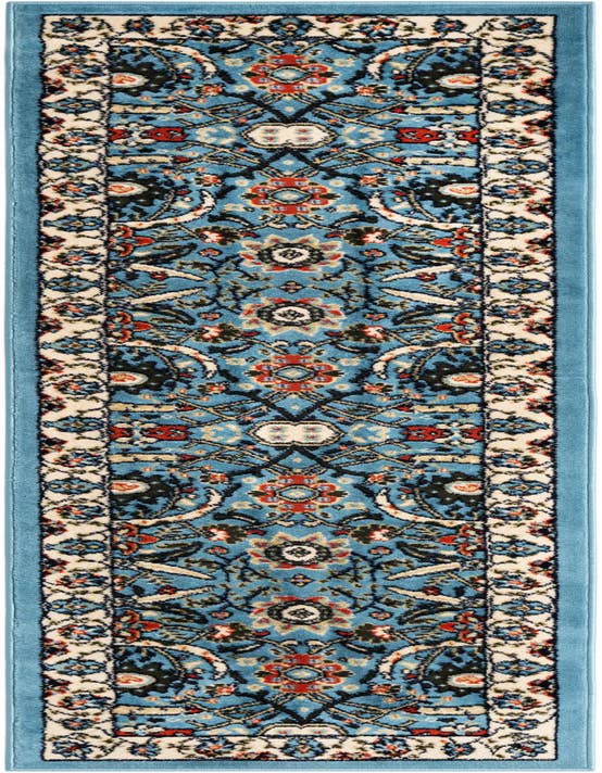 Detail image of 2' x 8' 2 Isfahan Design Runner Rug