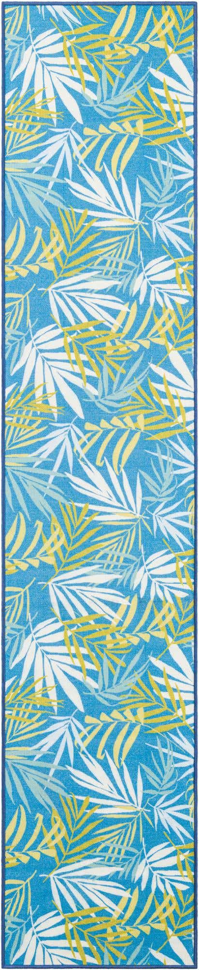 2' x 10' Easy-Clean Jill Zarin Caribbean Indoor / Outdoor Runner Rug
