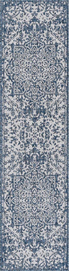 Detail image of 2' x 8' Easy-Clean Jill Zarin Dubai Indoor / Outdoor Runner Rug