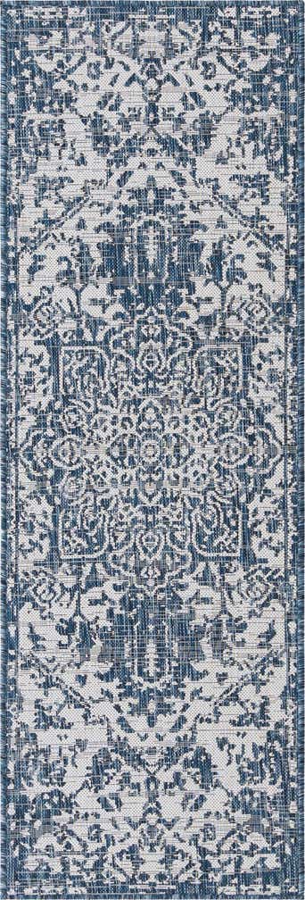 2' x 6' Easy-Clean Jill Zarin Dubai Indoor / Outdoor Runner Rug