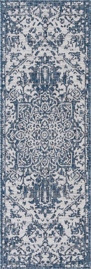 Detail image of 2' x 6' Easy-Clean Jill Zarin Dubai Indoor / Outdoor Runner Rug