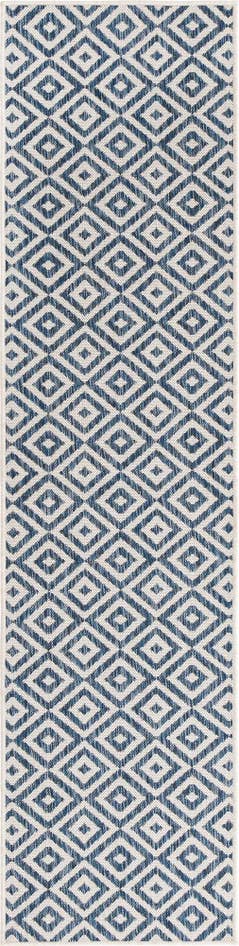 Detail image of 2' x 8' Easy-Clean Jill Zarin Costa Rica Indoor / Outdoor Runner Rug