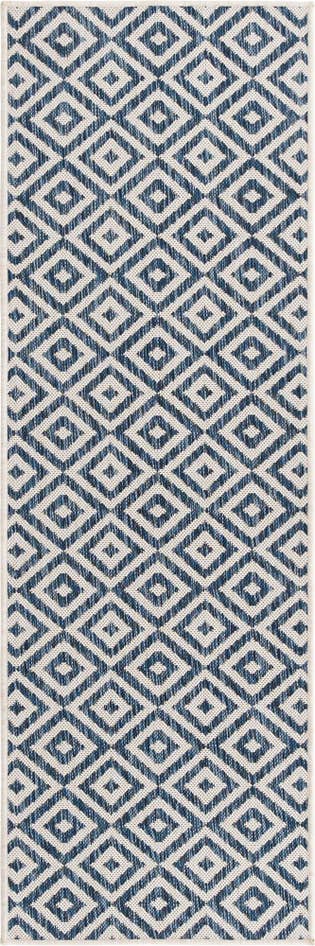 Detail image of 2' x 6' Easy-Clean Jill Zarin Costa Rica Indoor / Outdoor Runner Rug