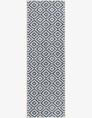 2' x 6' Easy-Clean Jill Zarin Costa Rica Indoor / Outdoor Runner Rug