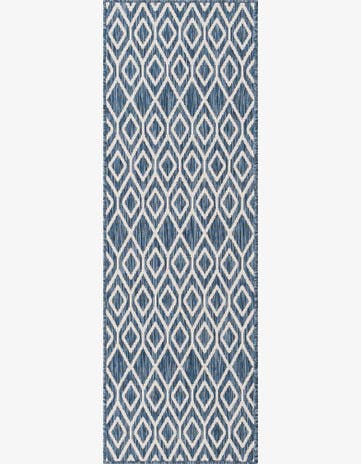 2' x 6' Easy-Clean Jill Zarin Turks and Caicos Indoor / Outdoor Runner Rug