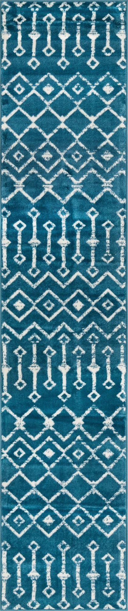 2' x 9' 10 Kasbah Trellis Runner Rug