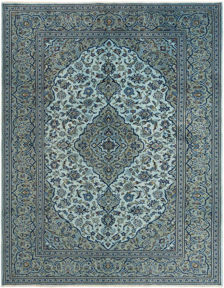 Detail image of 6' 7 x 16' 3 Kashan Runner Rug