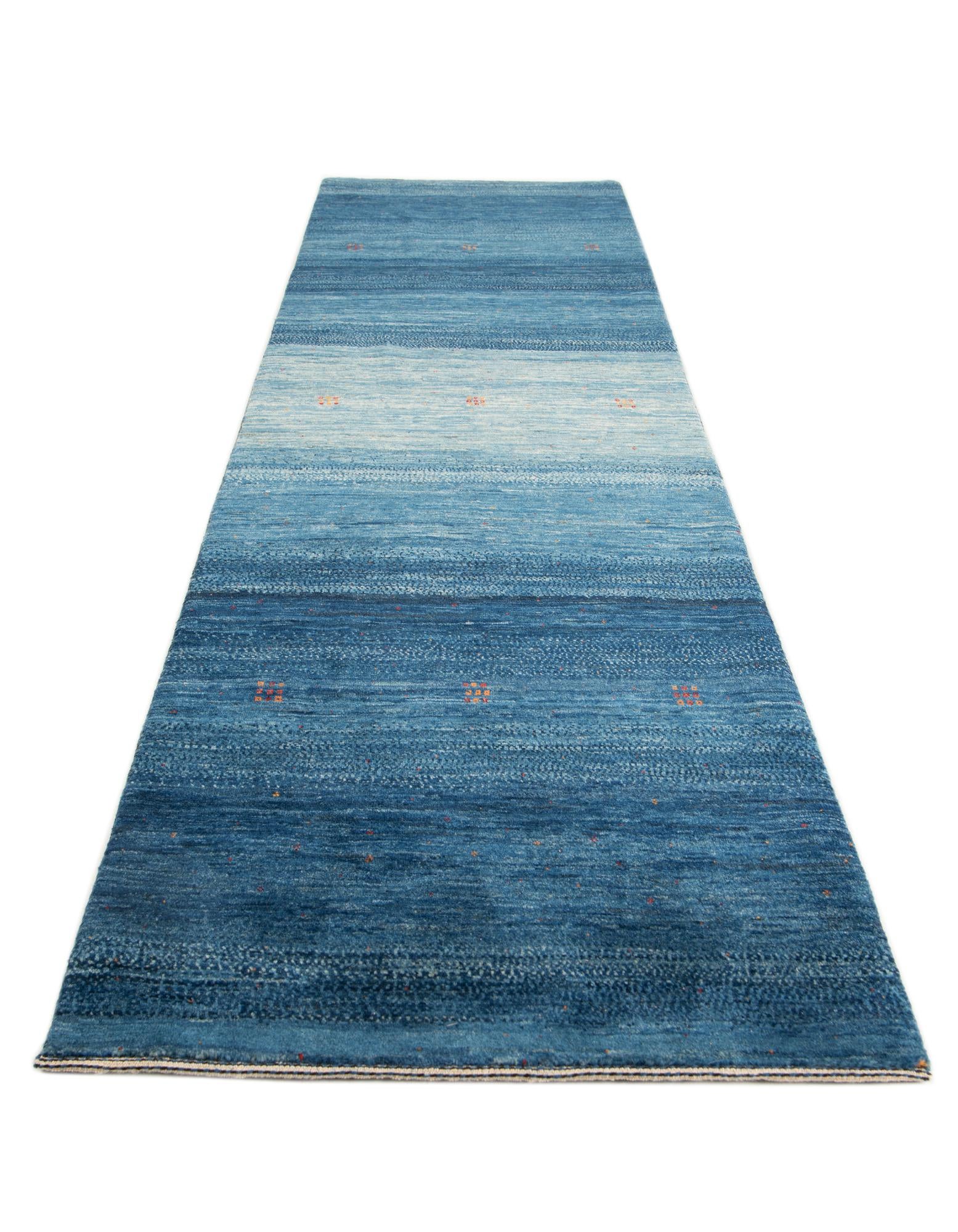 2' 9 x 9' 10 Hand Knotted Kashkuli Gabbeh Persian Wool Runner Rug