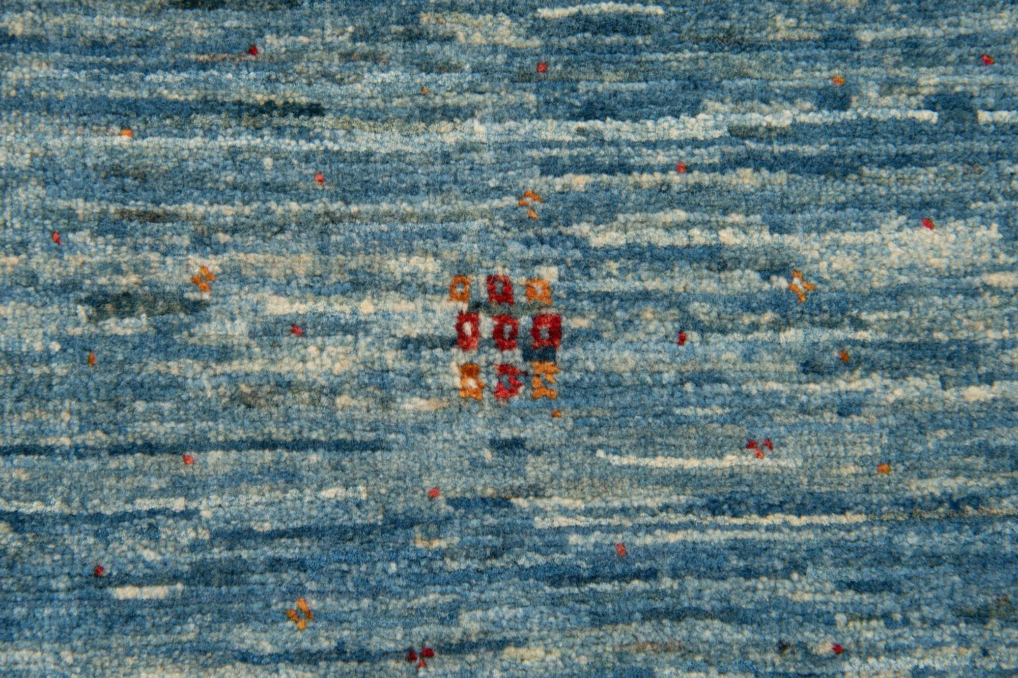 2' 9 x 9' 10 Hand Knotted Kashkuli Gabbeh Persian Wool Runner Rug