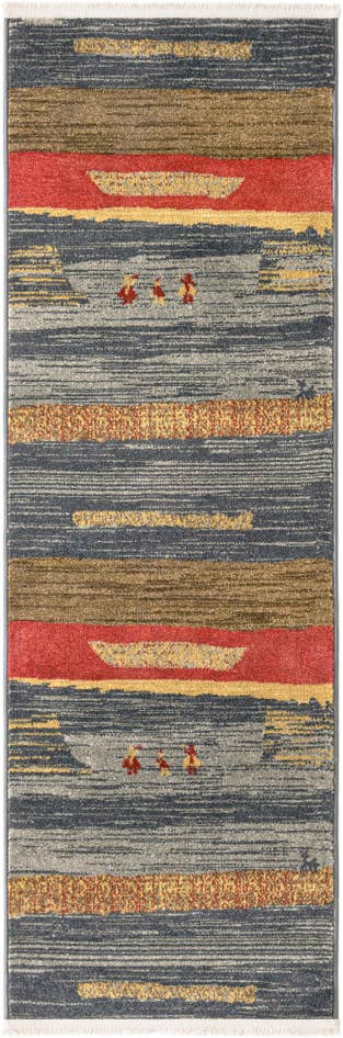 Detail image of 2' x 6' Kashkuli Gabbeh Runner Rug