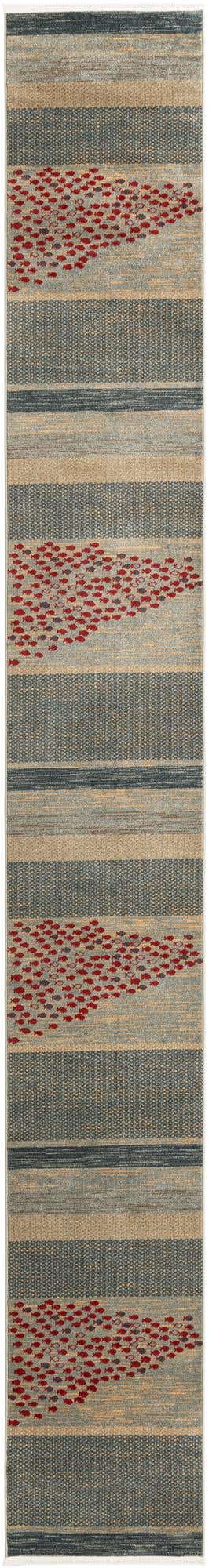 2' 7 x 19' 8 Kashkuli Gabbeh Runner Rug