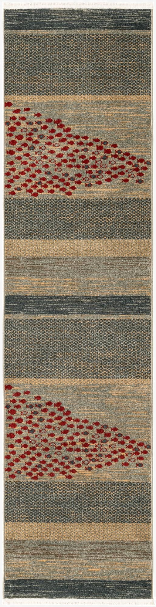 2' 7 x 10' Kashkuli Gabbeh Runner Rug