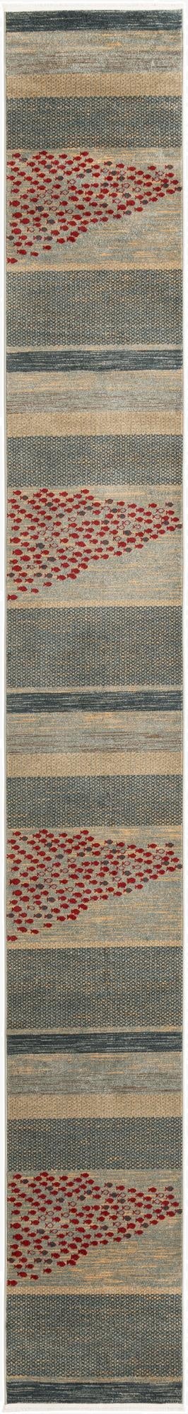 2' 7 x 19' 8 Kashkuli Gabbeh Runner Rug