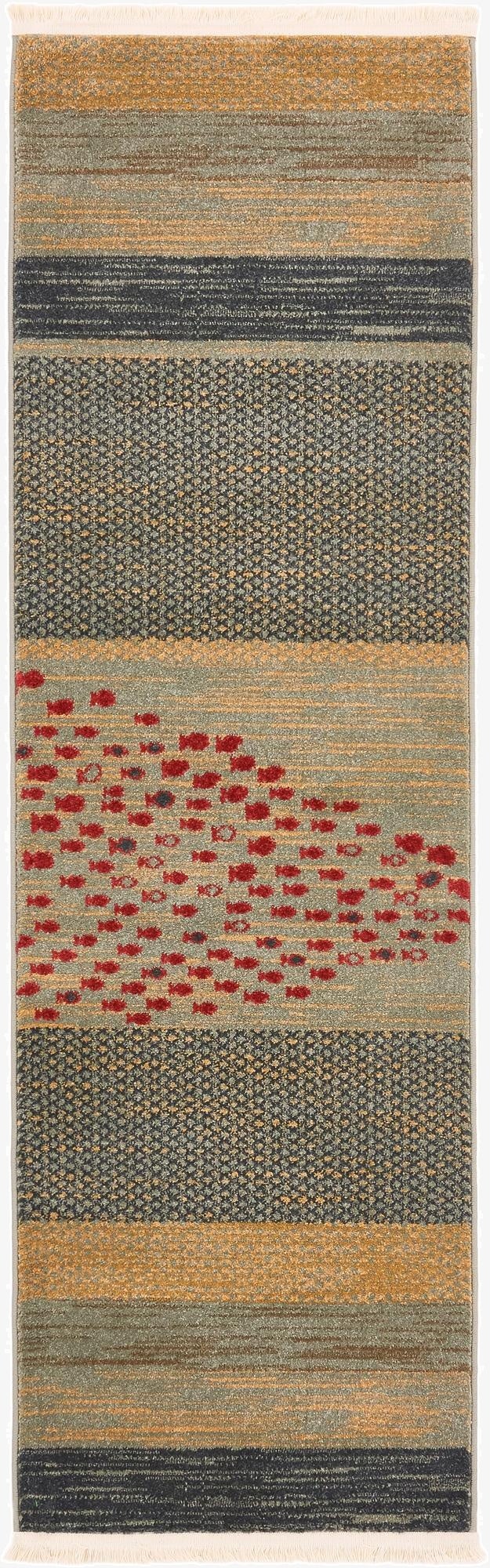 62cm x 185cm Kashkuli Gabbeh Runner Rug