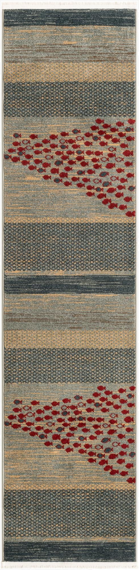 2' x 8' Kashkuli Gabbeh Runner Rug