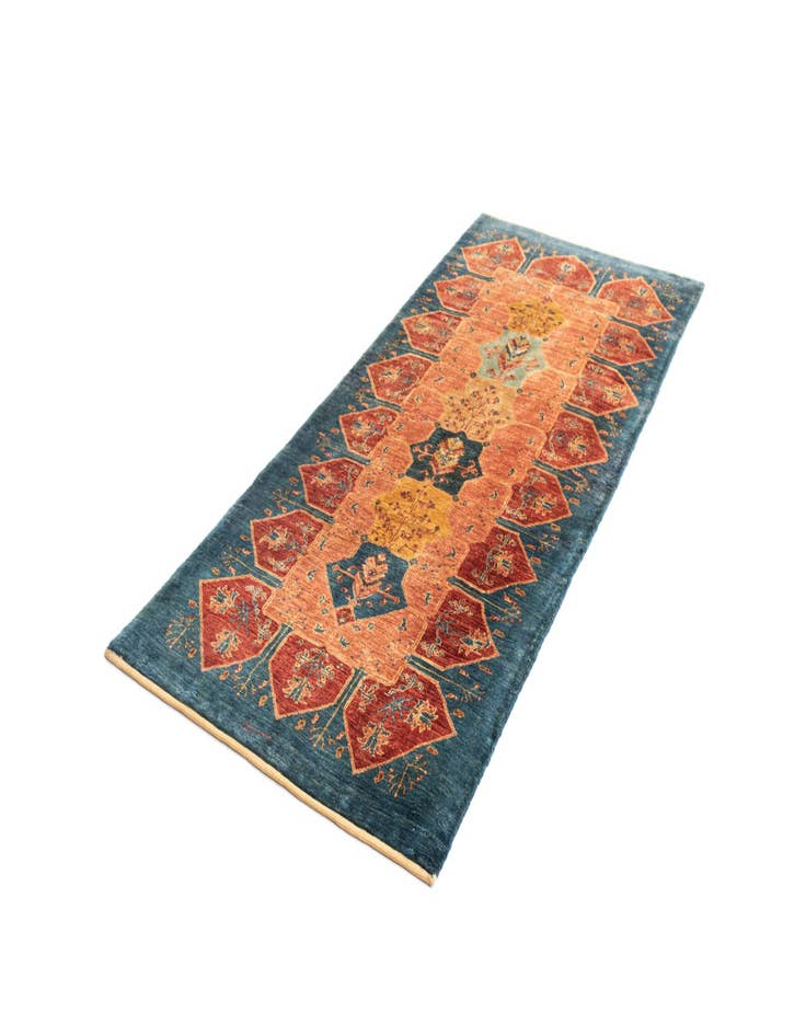 Detail image of 2' 11 x 6' 8 Kashkuli Wool Runner Rug