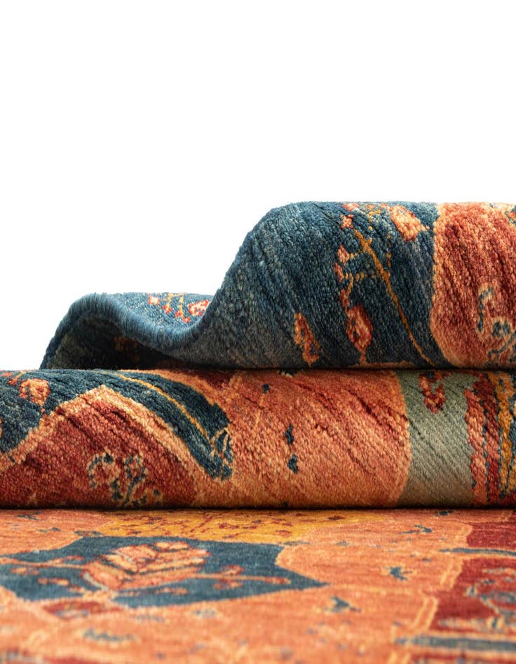 Detail image of 2' 11 x 6' 8 Kashkuli Wool Runner Rug