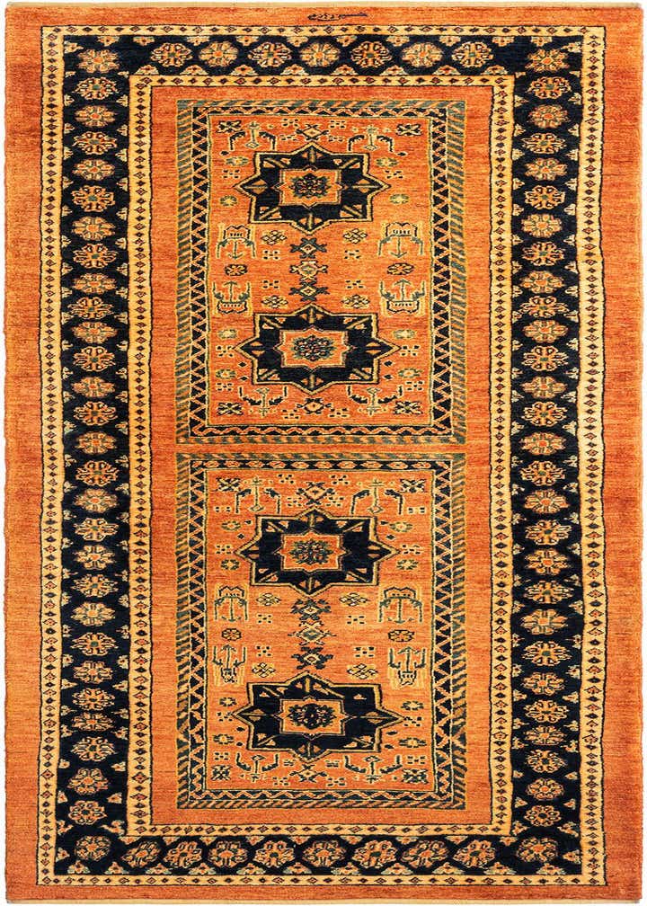 2' 9 x 6' 8 Kashkuli Wool Runner Rug