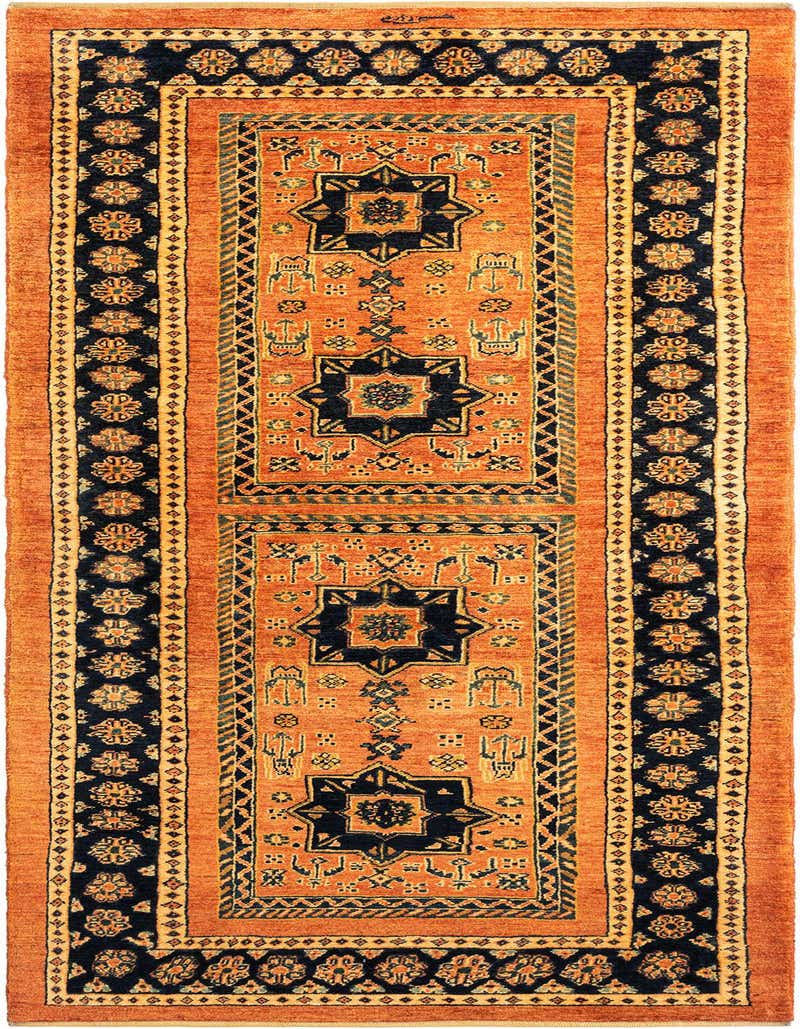 2' 9 x 6' 8 Kashkuli Wool Runner Rug