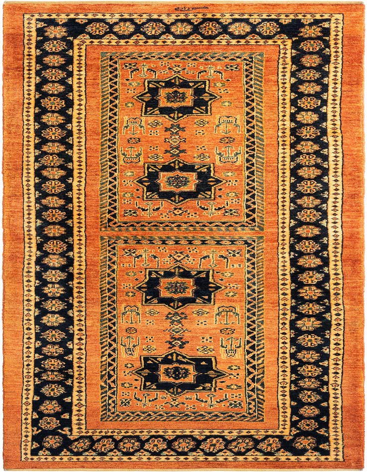 Detail image of 2' 9 x 6' 8 Kashkuli Wool Runner Rug