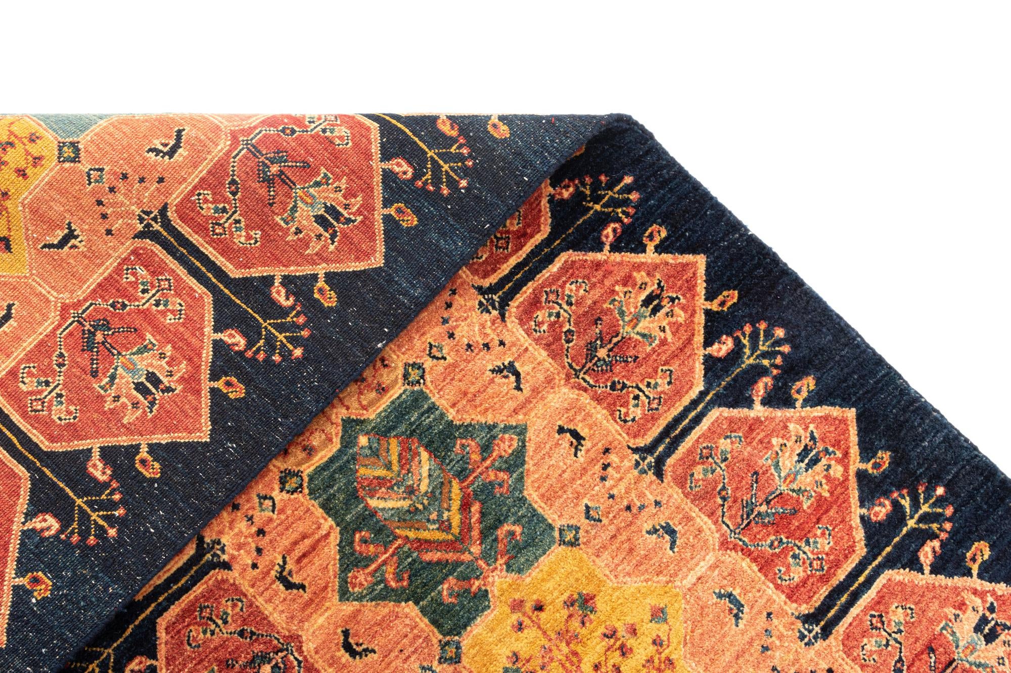 2' 7 x 6' 9 Kashkuli Runner Rug