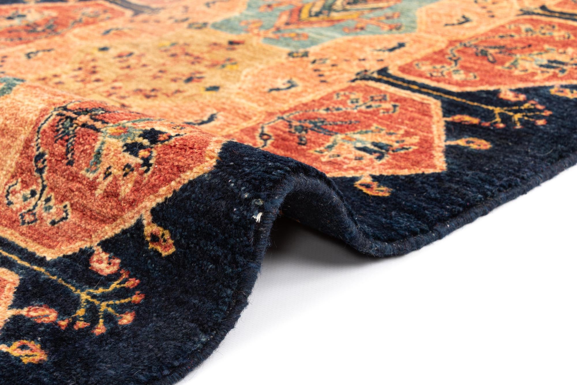 2' 7 x 6' 9 Kashkuli Runner Rug
