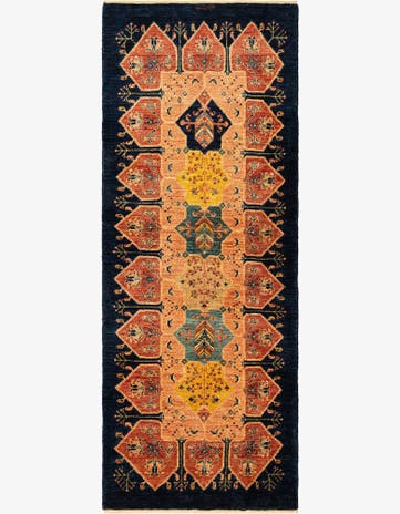 2' 7 x 6' 9 Kashkuli Runner Rug