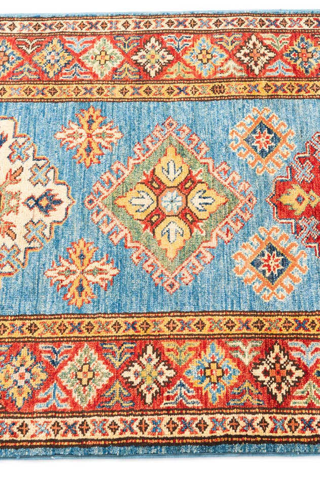 Detail image of 2' 9 x 9' 9 Hand Knotted Kazak Runner Rug