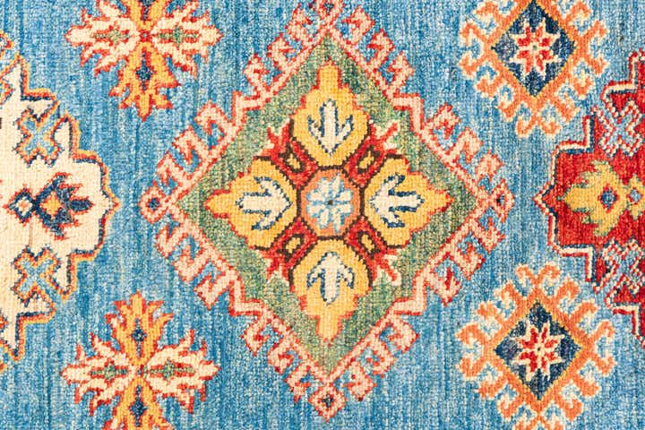 2' 9 x 9' 9 Hand Knotted Kazak Runner Rug