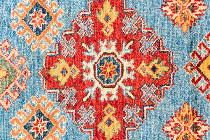 2' 9 x 9' 9 Hand Knotted Kazak Runner Rug