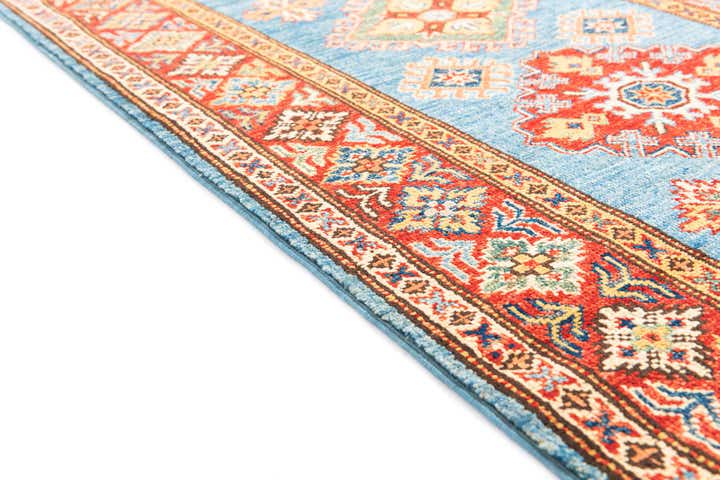 2' 9 x 9' 9 Hand Knotted Kazak Runner Rug