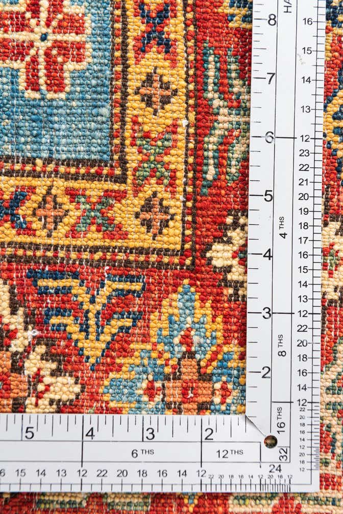 2' 9 x 9' 9 Hand Knotted Kazak Runner Rug