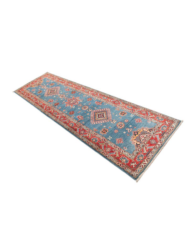 Detail image of 2' 10 x 9' 9 Hand Knotted Kazak Runner Rug