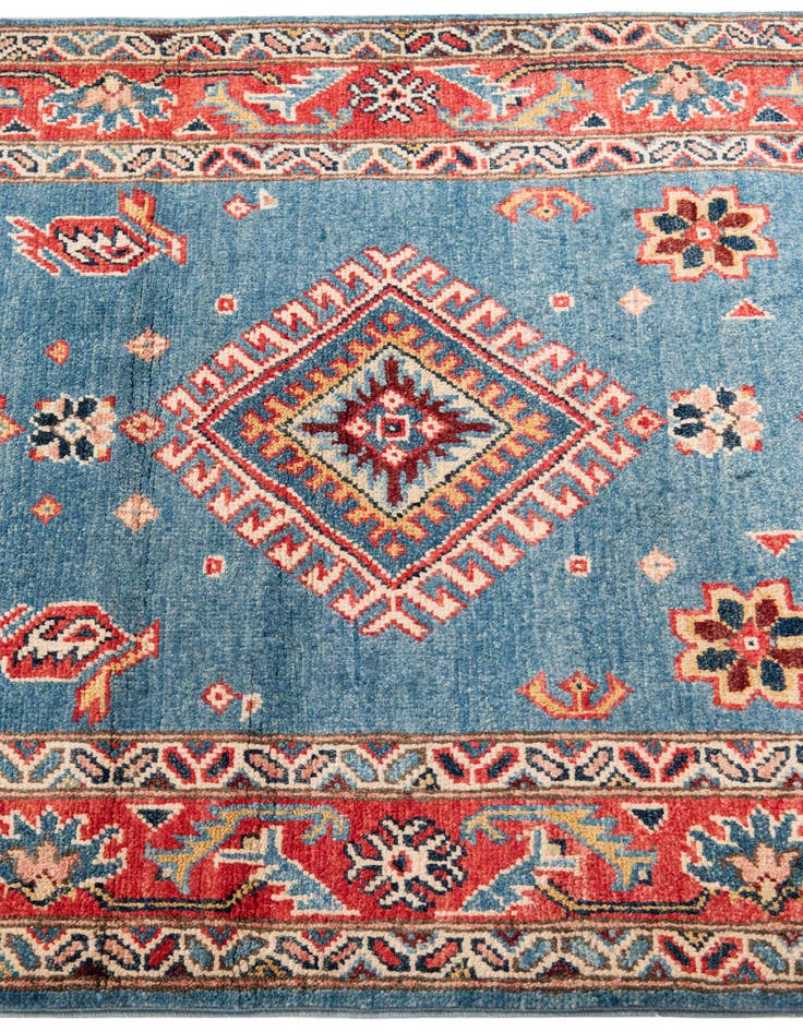 Detail image of 2' 10 x 9' 9  Hand Knotted Kazak Runner Rug
