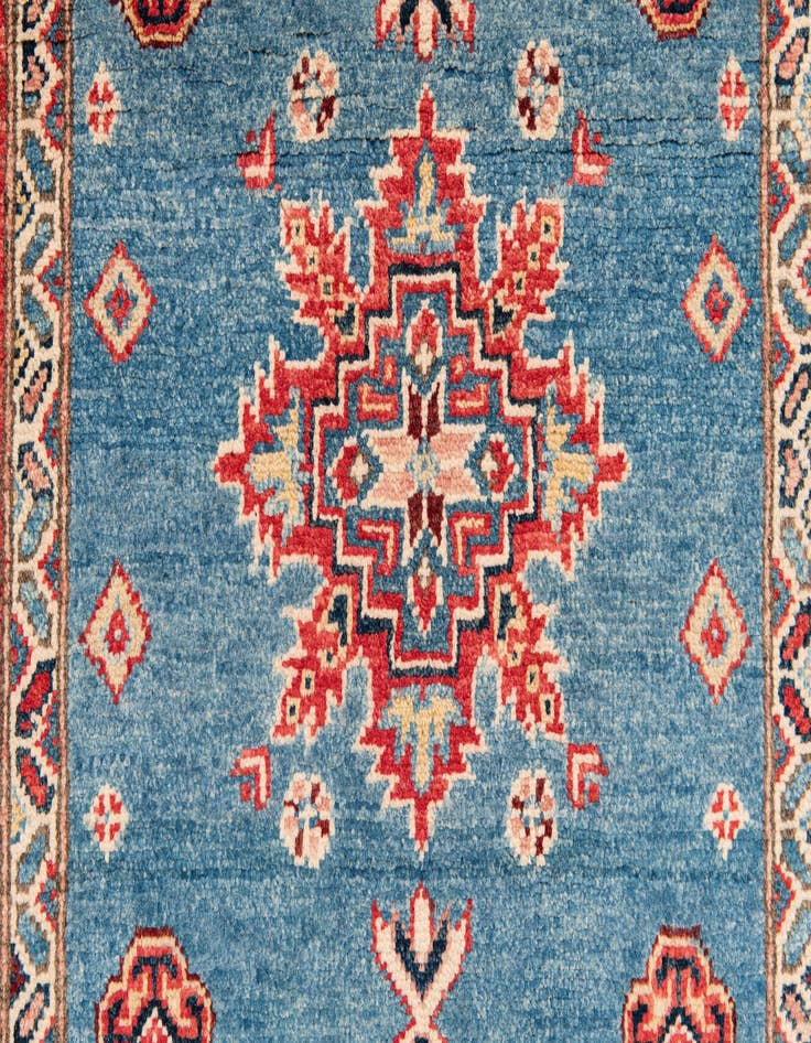 Detail image of 2' 10 x 9' 9  Hand Knotted Kazak Runner Rug