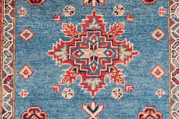 2' 10 x 9' 9 Hand Knotted Kazak Runner Rug