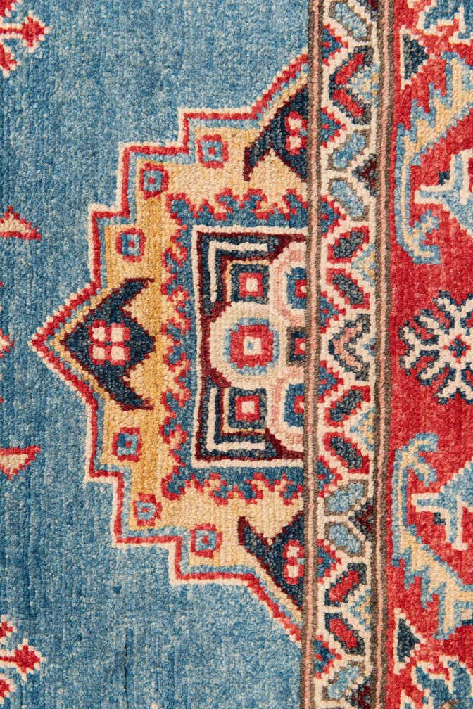 2' 10 x 9' 9 Hand Knotted Kazak Runner Rug