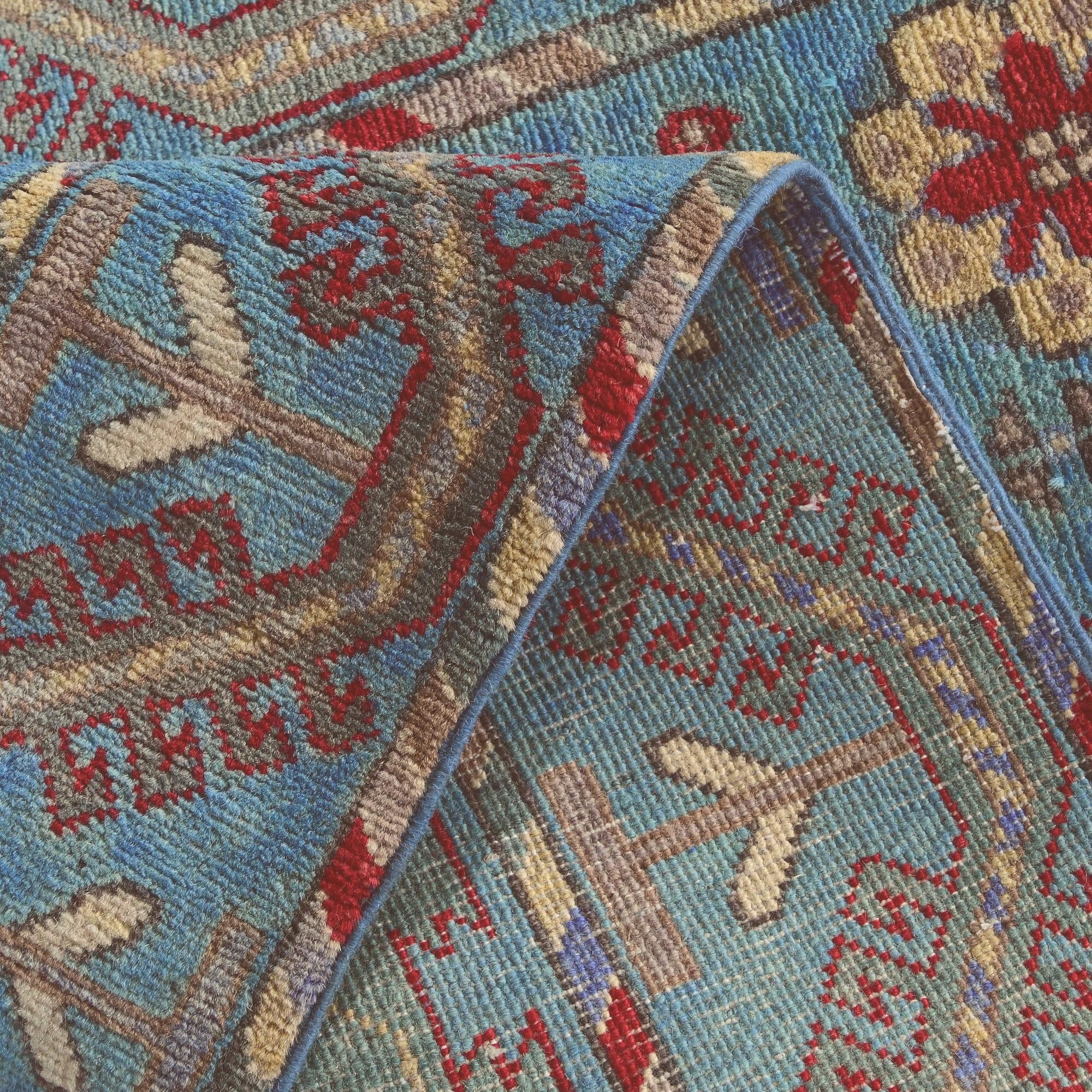 2' 9 x 10' 1 Hand Knotted Kazak Runner Rug